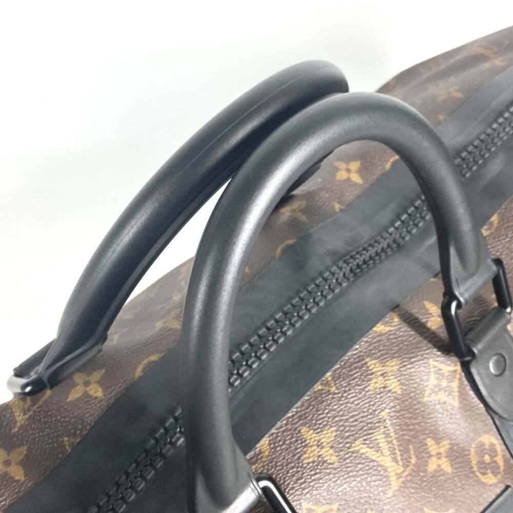 LOUIS VUITTON Black Monogram Canvas Boston Bag - Picture 7 of 16